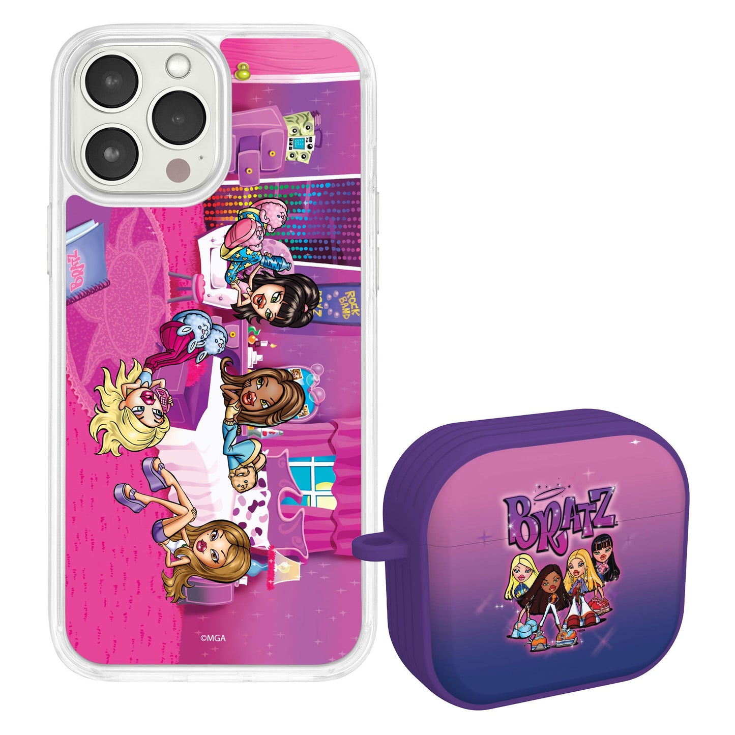Bratz® Classic HD Apple iPhone 13 Mag-Safe Phone Case and AirPods Gen 3 Combo Package
