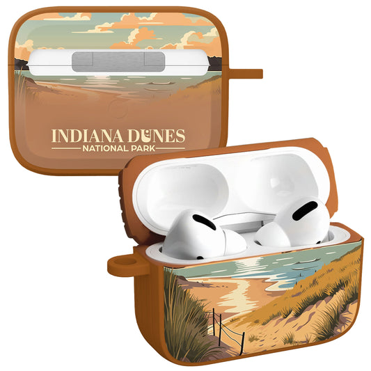 National Parks Indiana Dunes HDX Apple Airpods Pro 1 & 2 Case Cover