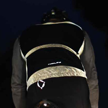 Nalini JALISCO Men's Wind Vest (Black) w/ Night Reflection S-3XL