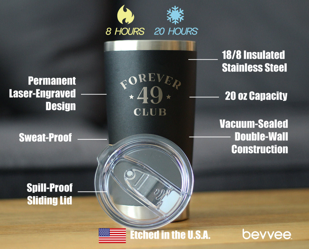 Forever 49 Club - 20 oz Coffee Tumbler