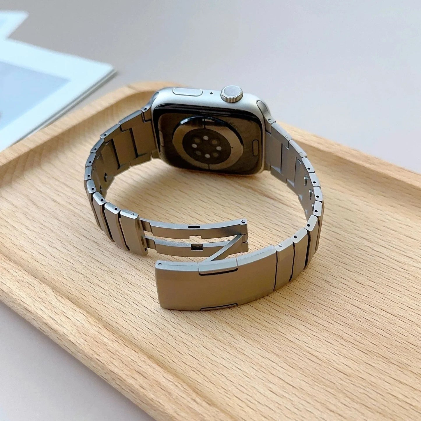Quick-Release Stainless Steel Strap for Apple Watch 44-49mm, Classic
