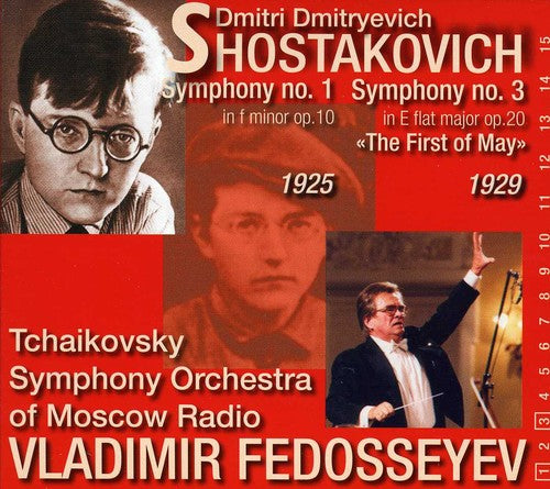 Shostakovich / Tchaikovsky Sym Orch / Fedoseyev - Sym 1 & 3 / The First Of May - Music CD