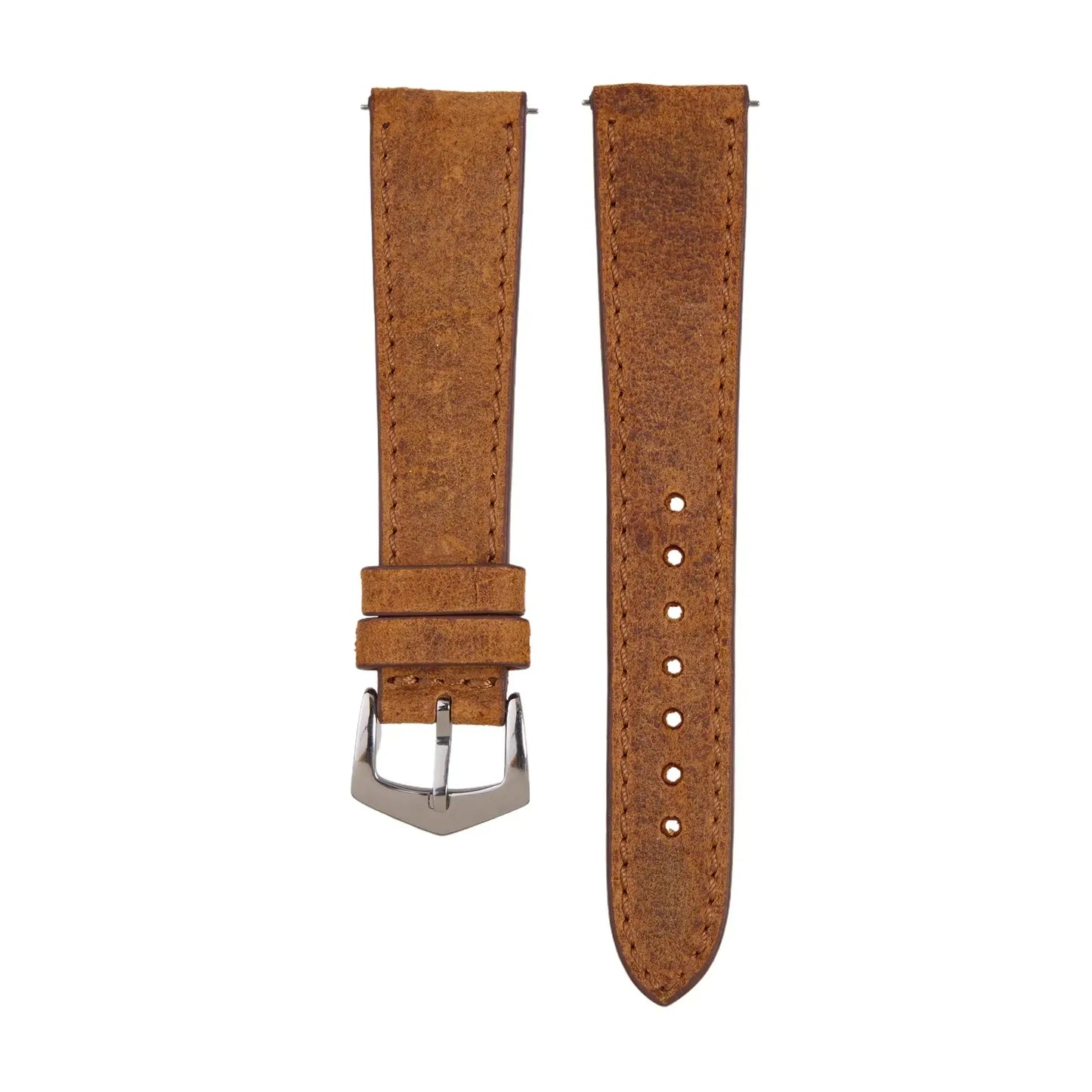 Mohawk Coach Leather Watch Band stitches tone
