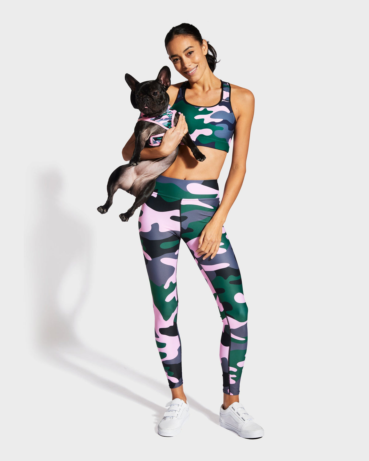 Camo QT Pink Sports Bra