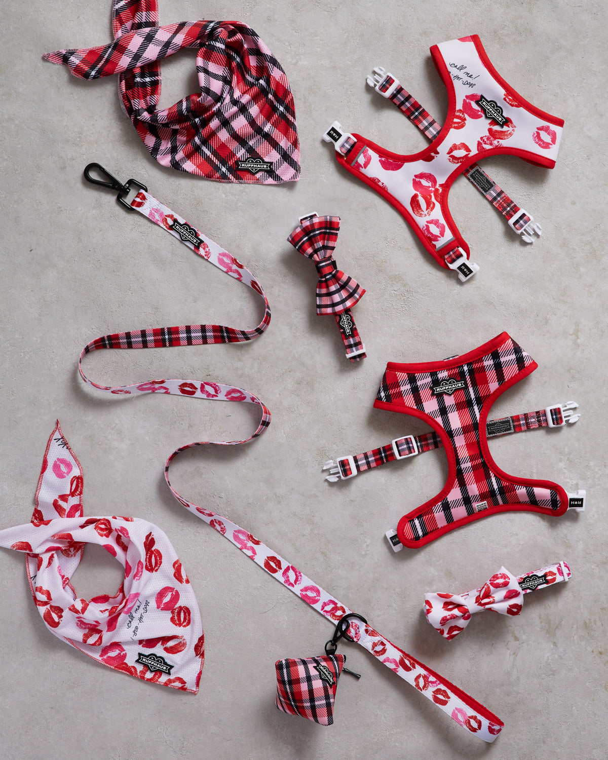 Puppy Love Plaid Cooling Bandana