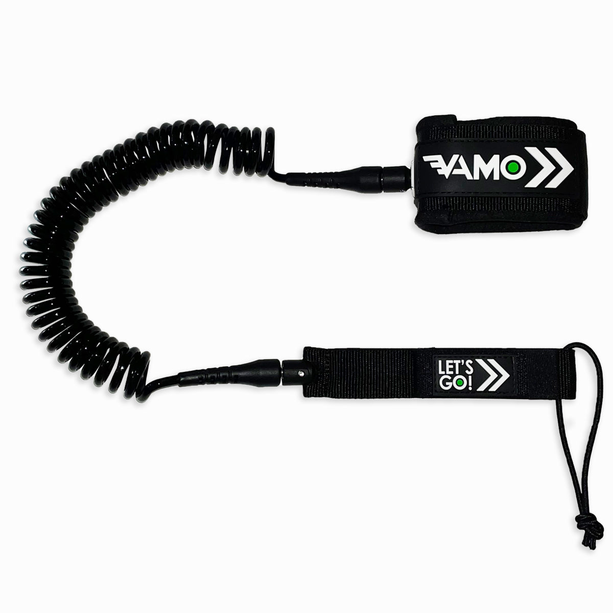 8' FOIL 7mm 'Calf' Coiled - Black