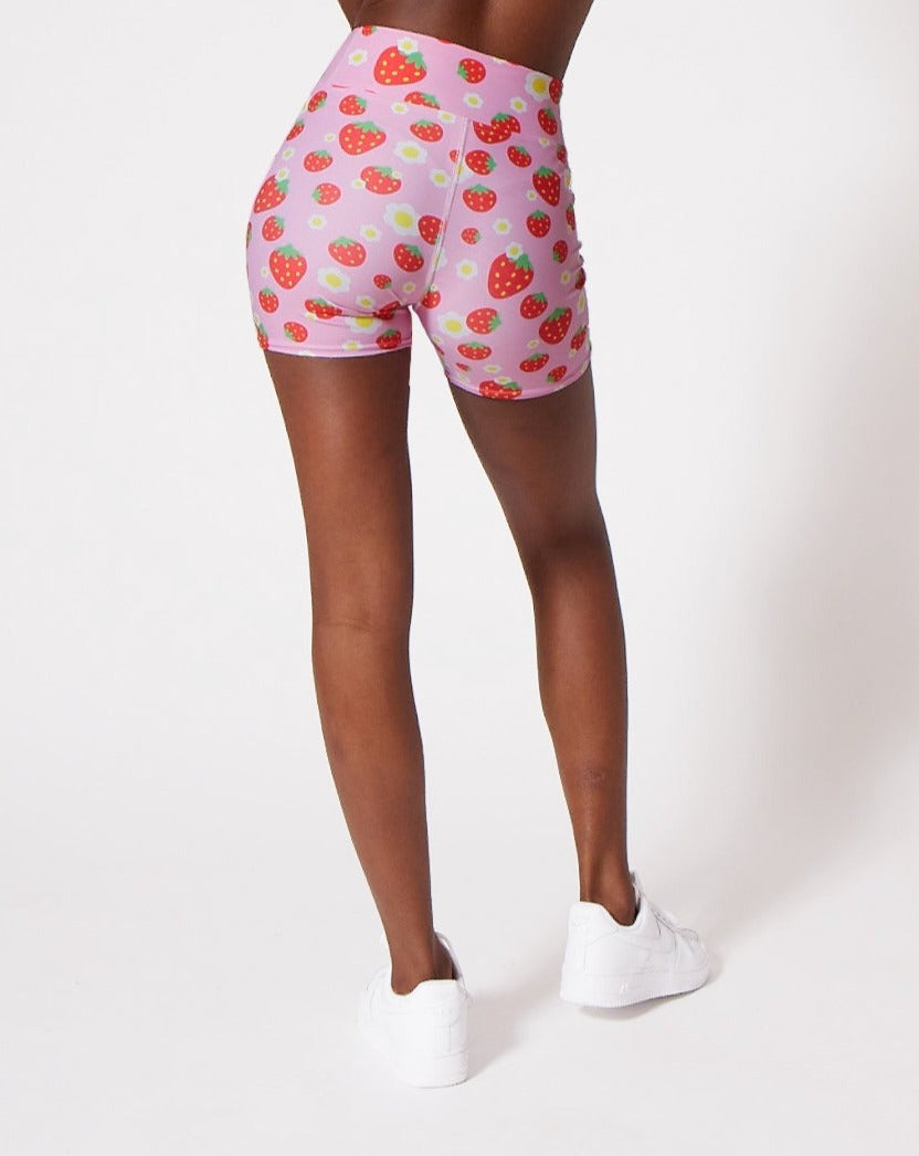 Strawberry Biker Shorts