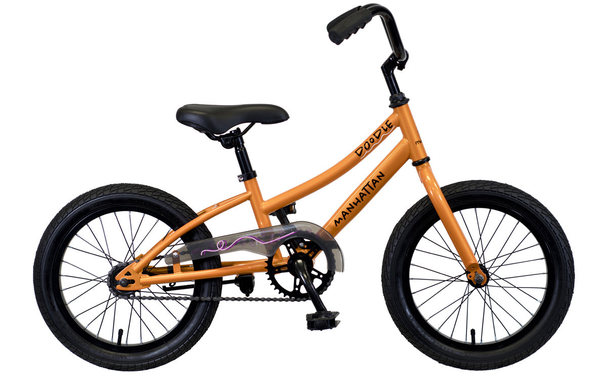 2024 Kid's Manhattan Cruisers Doodle - Bright Orange