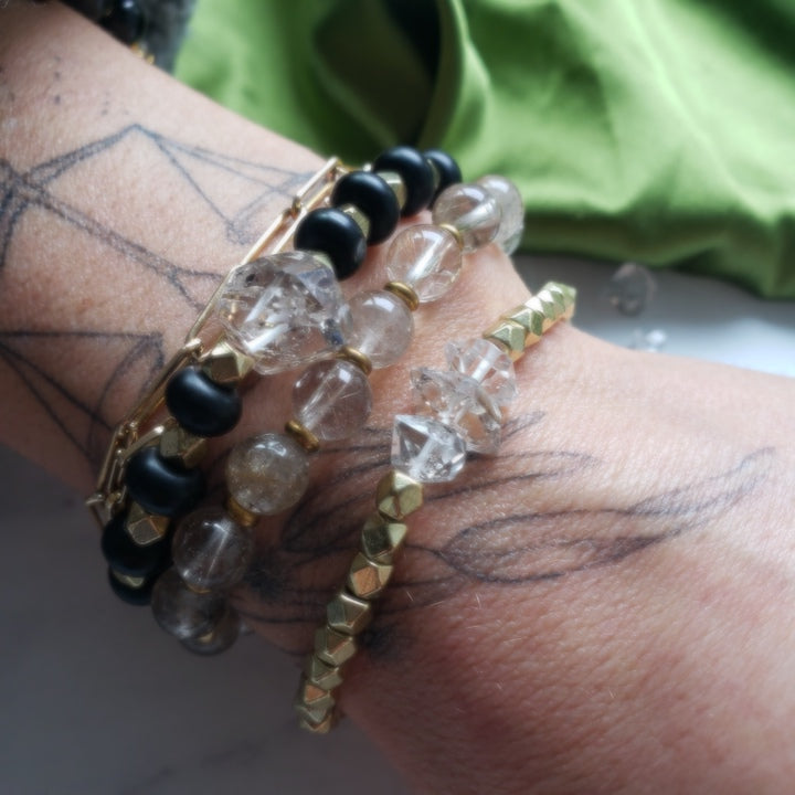 Diamond Quartz Star Dust Bracelet