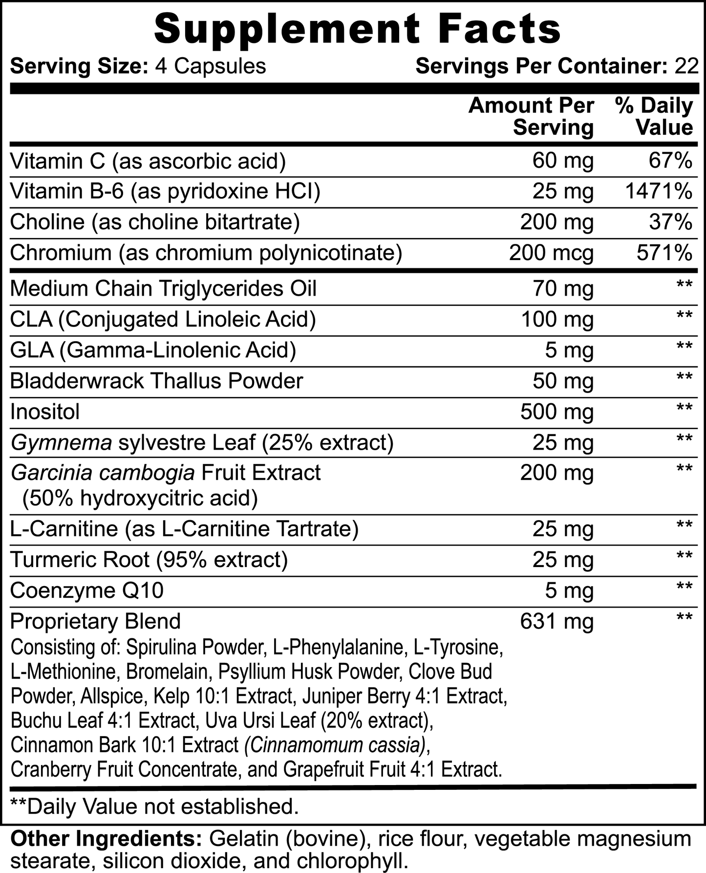 Natural Fat Burner with MCT Oil - Plant-Based Weight Loss Supplement