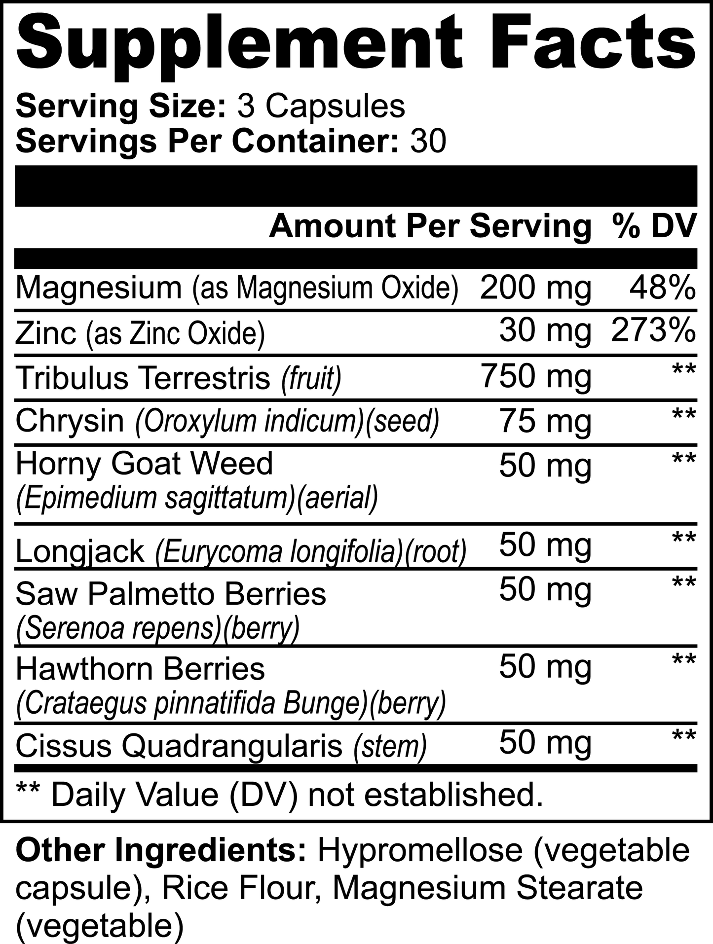 Alpha Energy Natural Male Enhancement Supplement - Plant Based