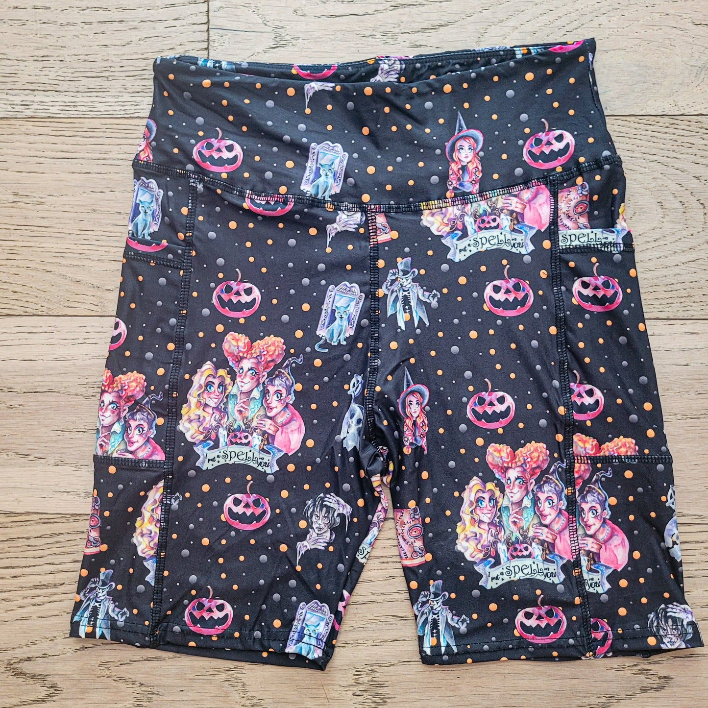 A Bit of Magic (Exclusive) Pocket Biker Shorts - High-quality Handcrafted Vibrant Bike Shorts