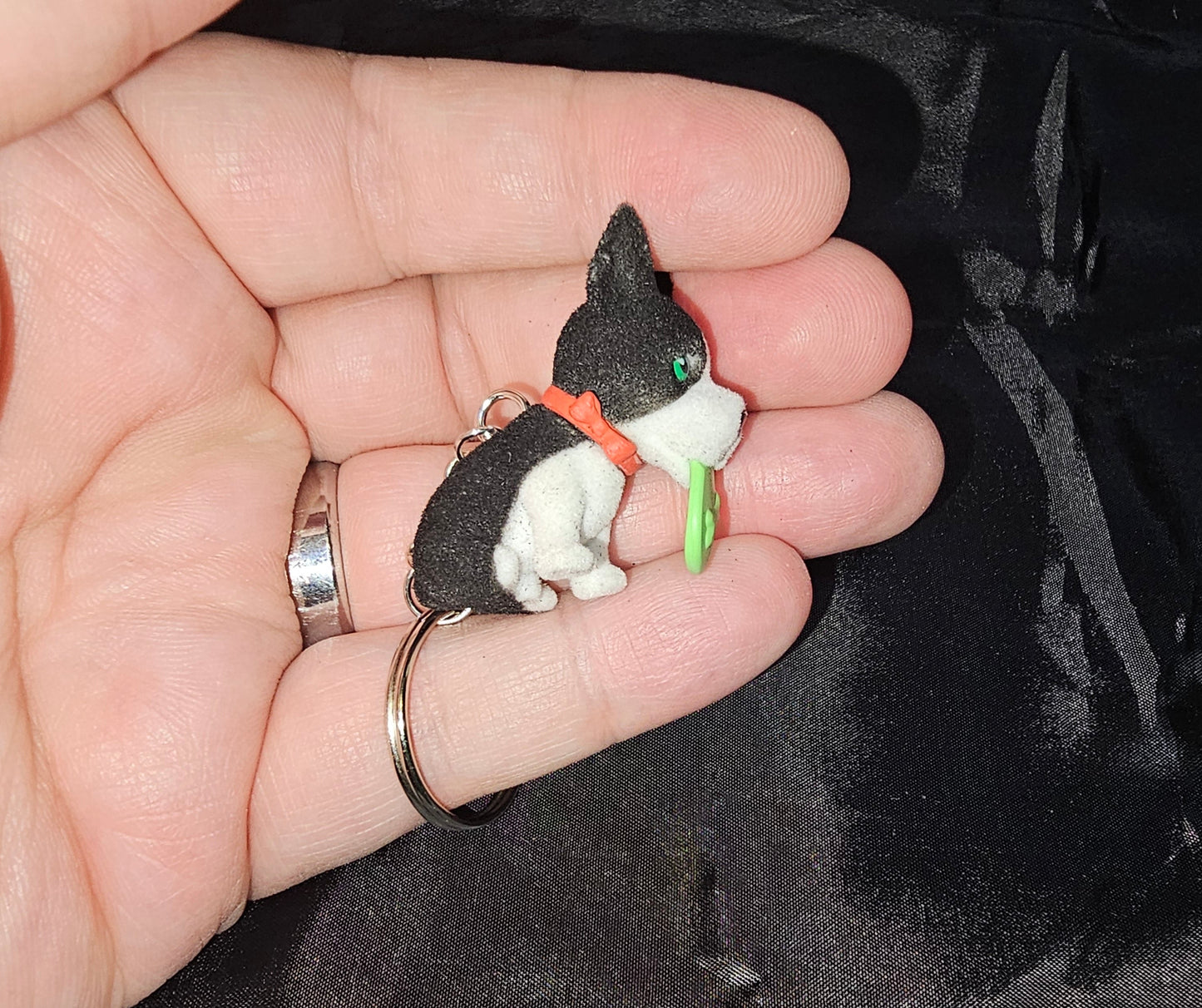 Boston Terrier keychain