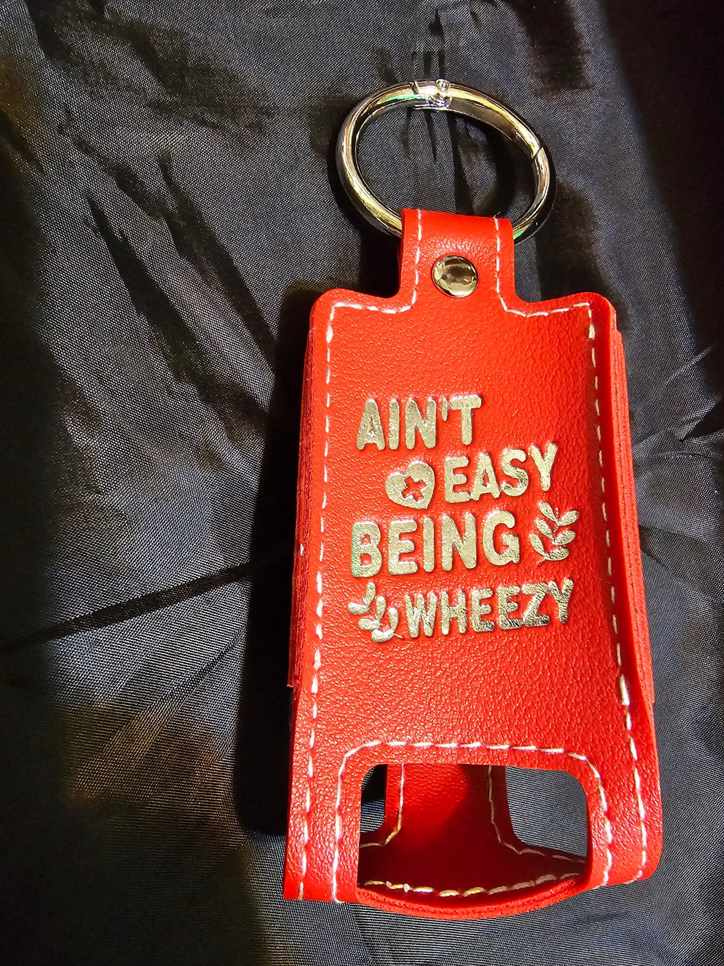 Holster keychain for inhalers