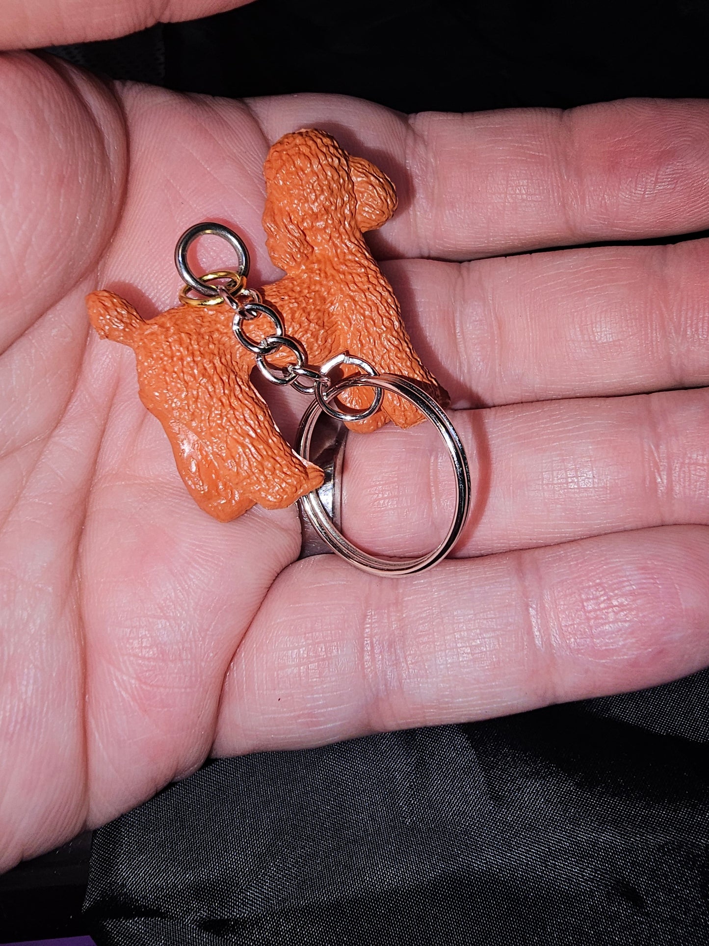 Dog Keychain - Poodle