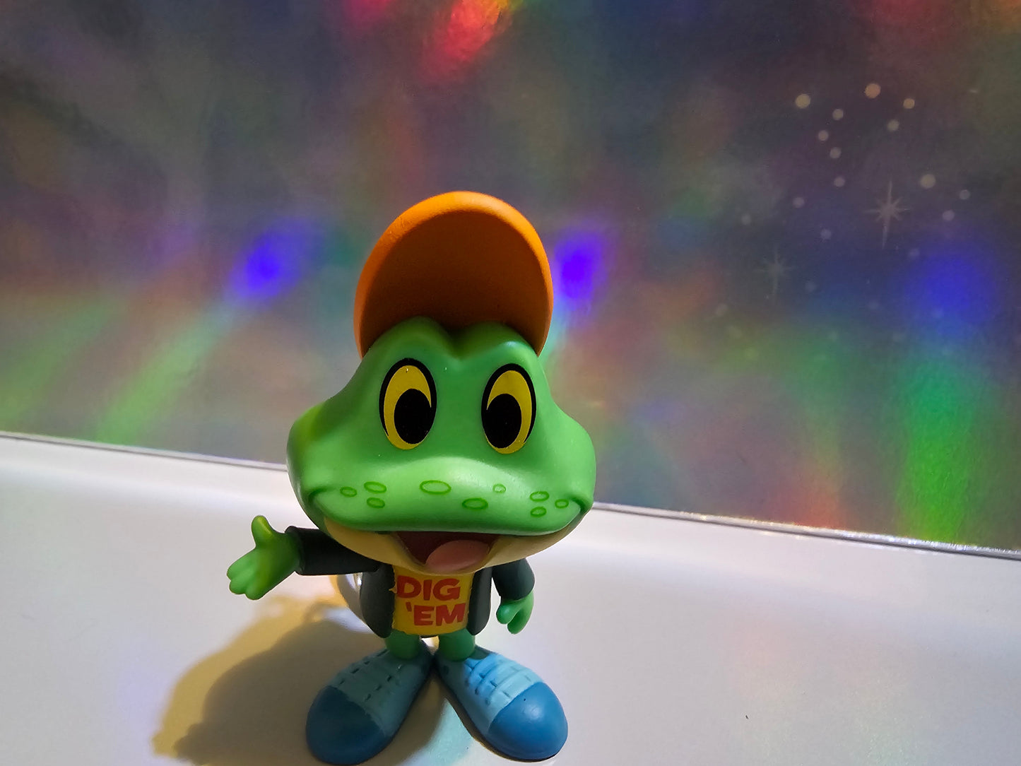 Dig 'Em Frog keychain