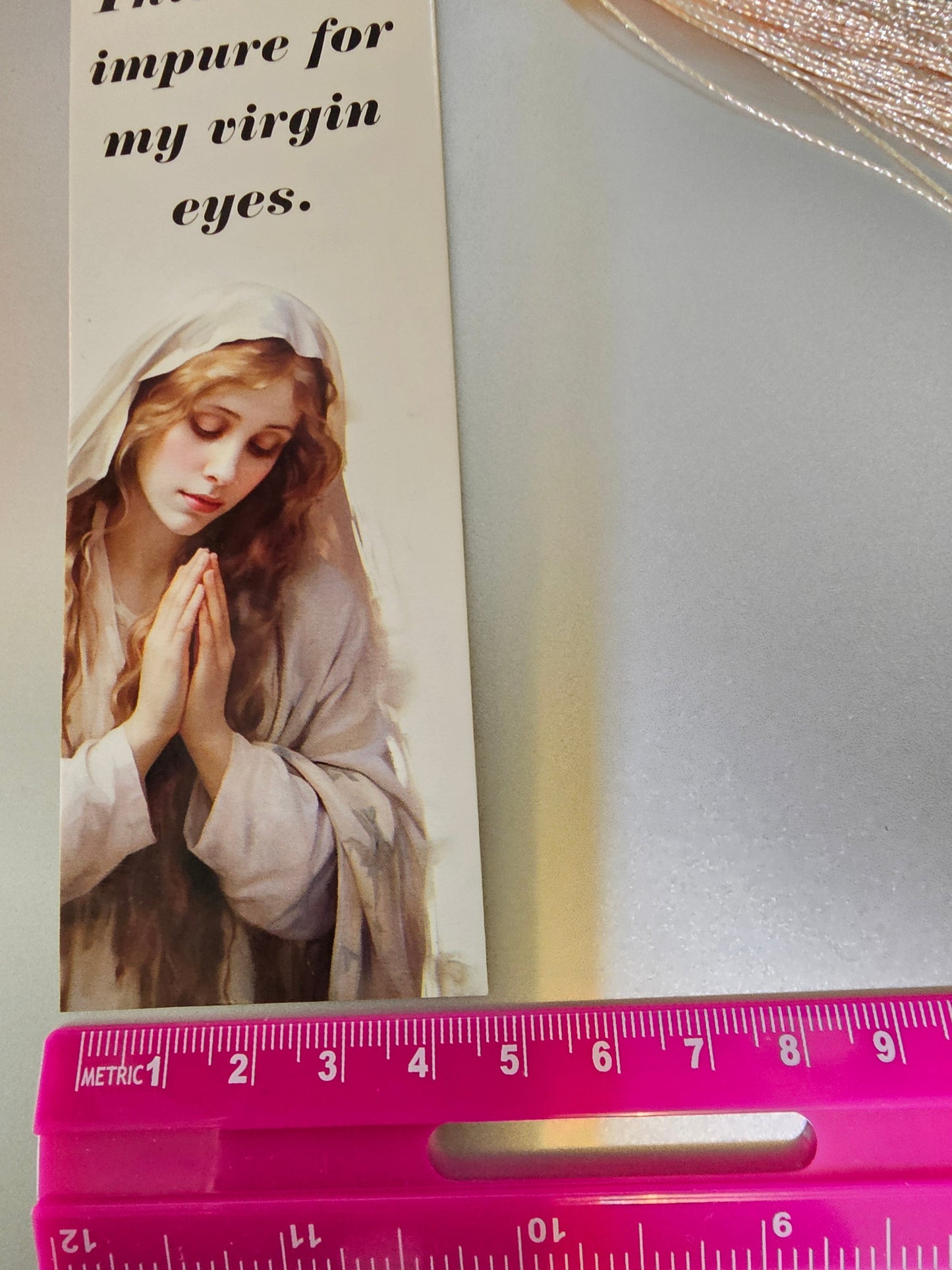 Bookmark - Mary - Virgin eyes
