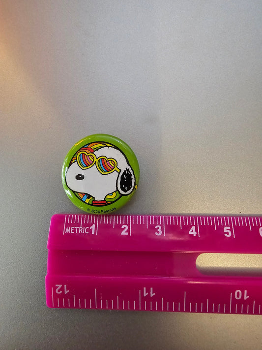 Button - Snoopy shades
