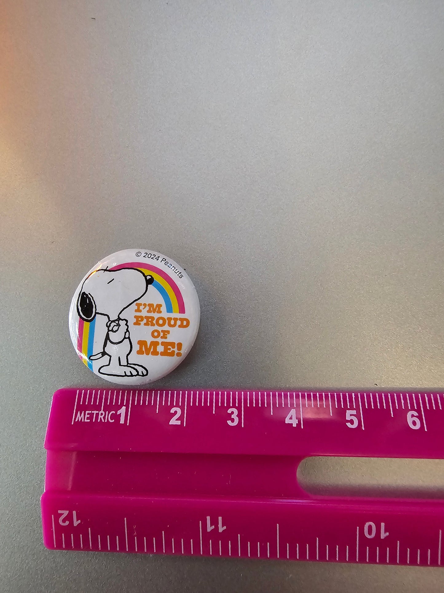 Button - Snoopy proud