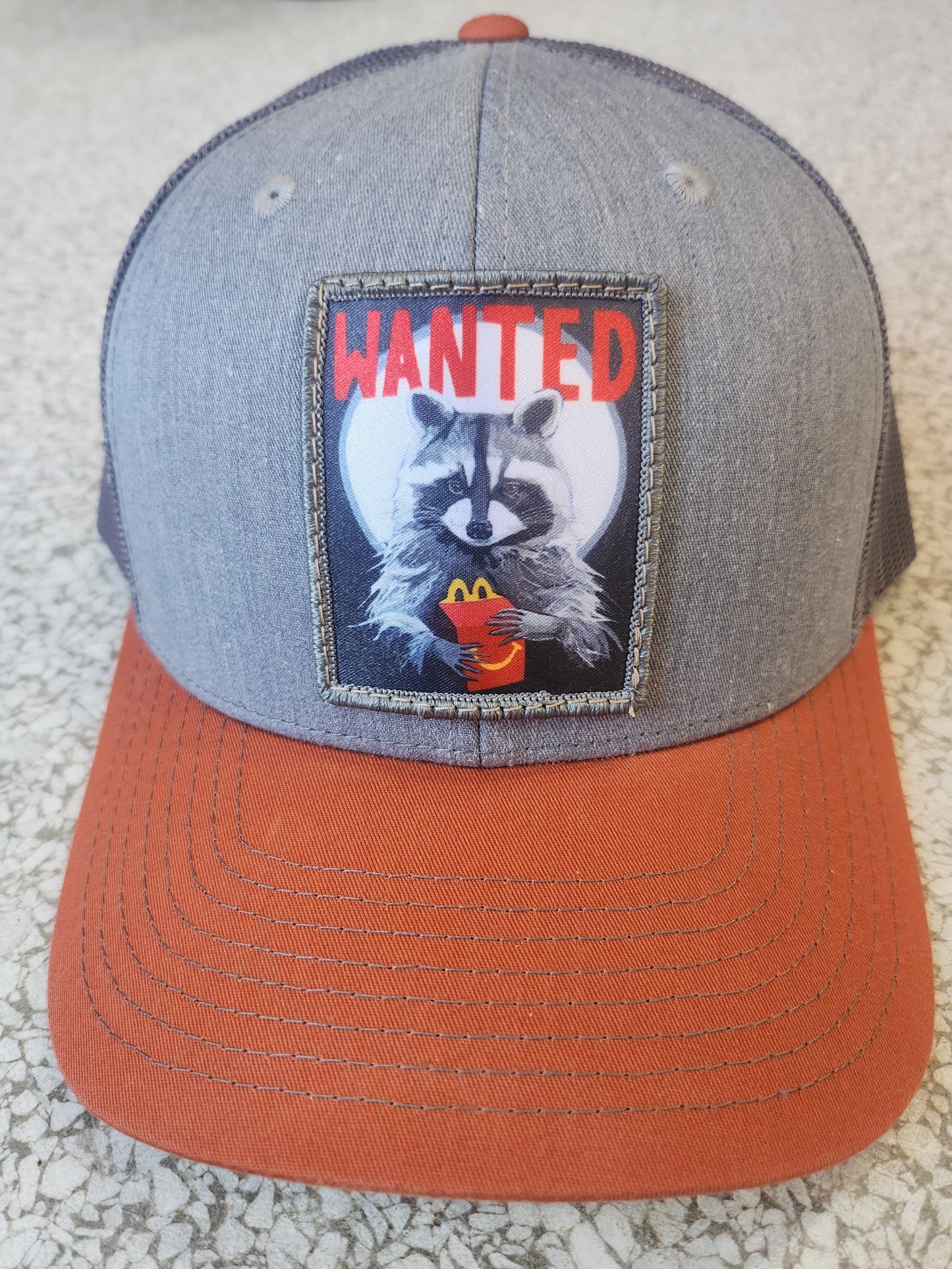 Grey/Terracotta Trucker