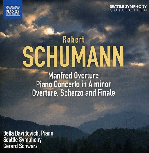 Schumann / Seattle Sym / Schwarz / Davidovich - Manfred Overture / Piano Cto / Overture / Scherzo - Music CD