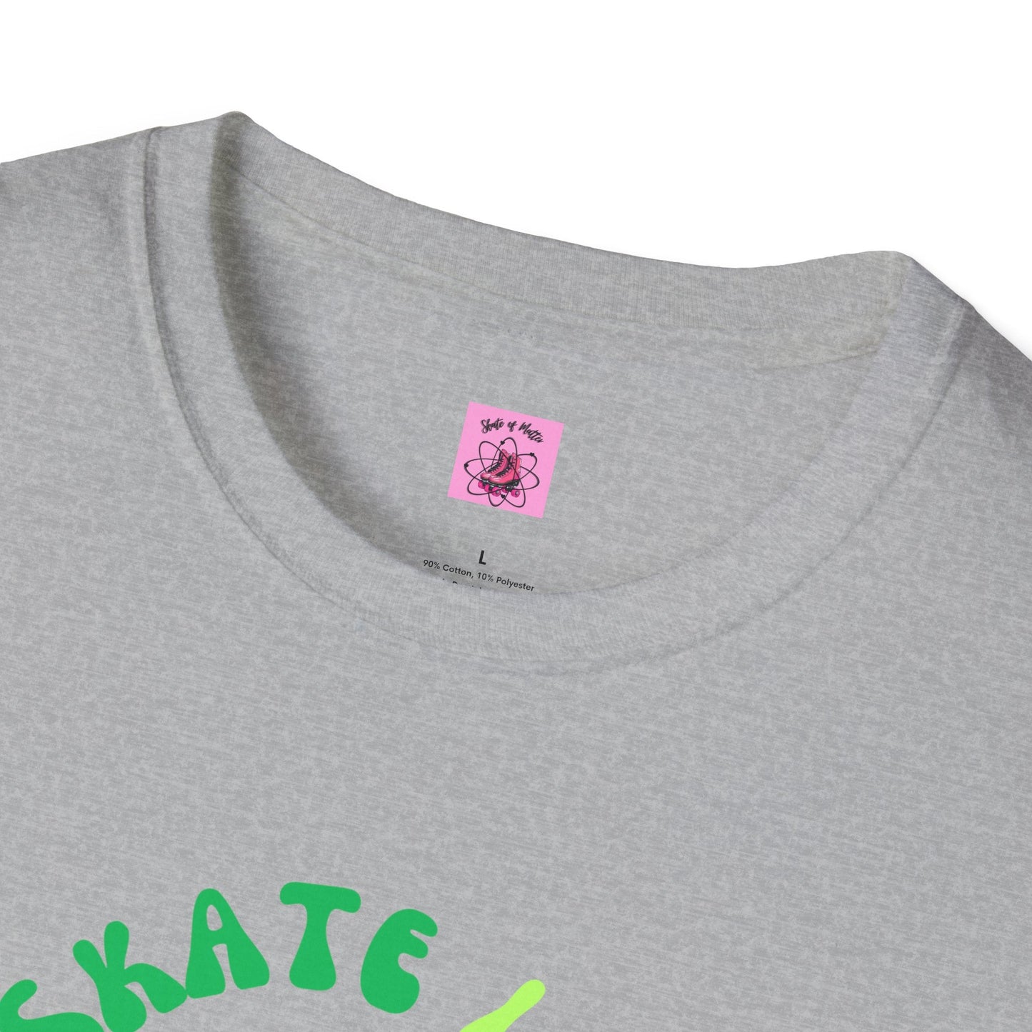 Skate Like Nobody's Watching Blue/Green Unisex T-Shirt