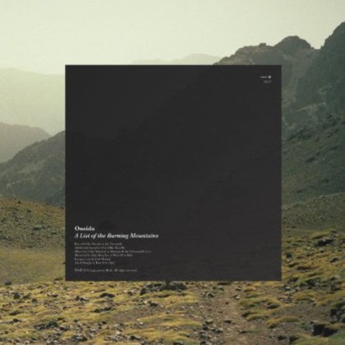Oneida - List Of The Burning Mountains - Vinyl Record