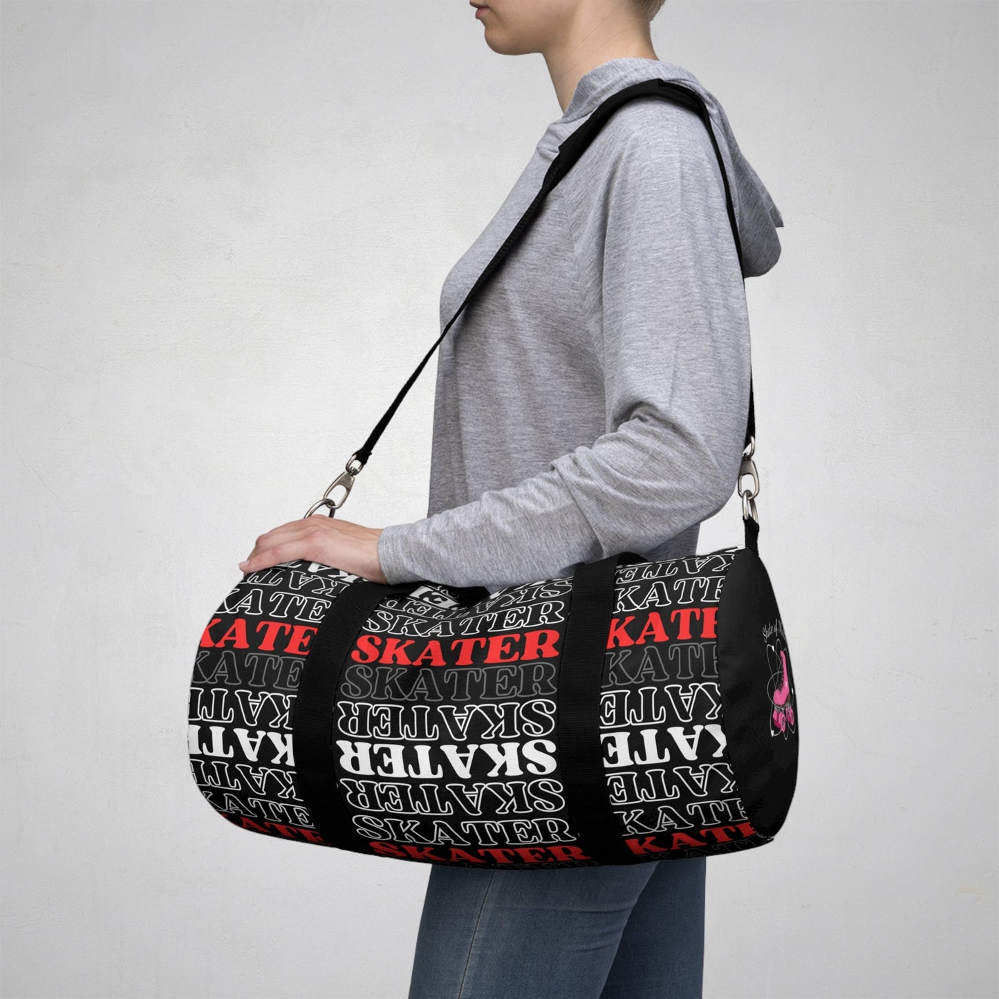 Red Statement Skater Duffel Bag