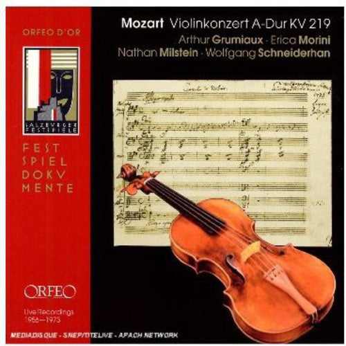 Mozart / Grumiaux / Morini / Milstein - Concerto For Violin & Orchestra - Music CD