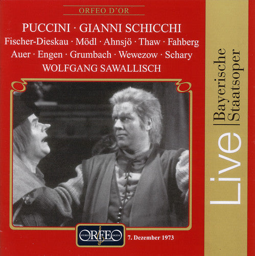 Puccini / Fischer-dieskaus / Modl / Sawallisch - Gianni Schicchi - Music CD