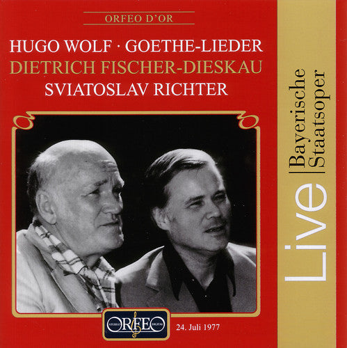 Wolf / Fischer-dieskau / Richter - Goethe Lieder - Music CD