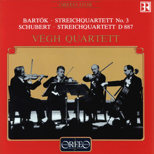 Bartok / Schubert / Vegh Quartett - Streich Quartett No. 3 / Streich Quartett D 887 - Music CD