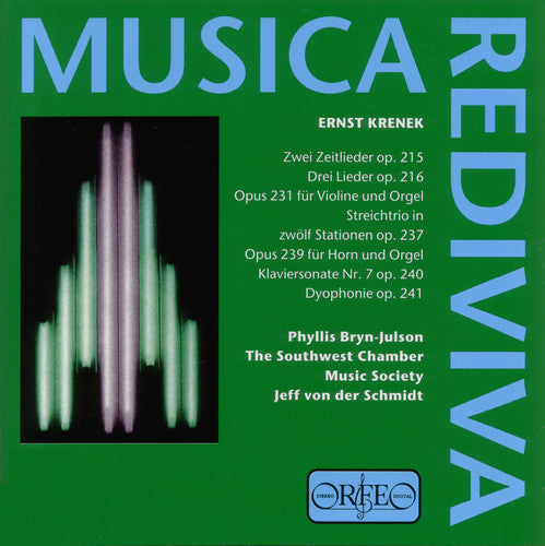Krenek / Bryn-julson / Schmitt - Spatwerk: Zwei Zeitlieder Op. 215 & Drei Lieder - Music CD