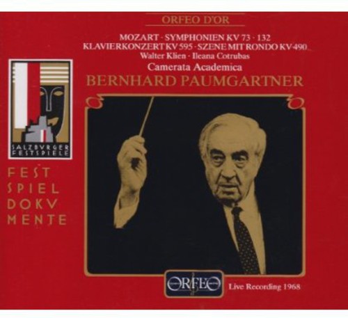 Mozart / Cotrubas / Paumgartner - Sym. Kv 73 & 132 & Klavierkonzert Kv 595 & Szene - Music CD