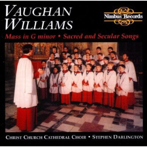 Vaughan Williams / Christ Church Oxford England - Mass In G Minor - Music CD