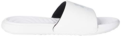 Under Armour Women's Ansa Fixed Strap Slide Sandal, White (101)/White, 10