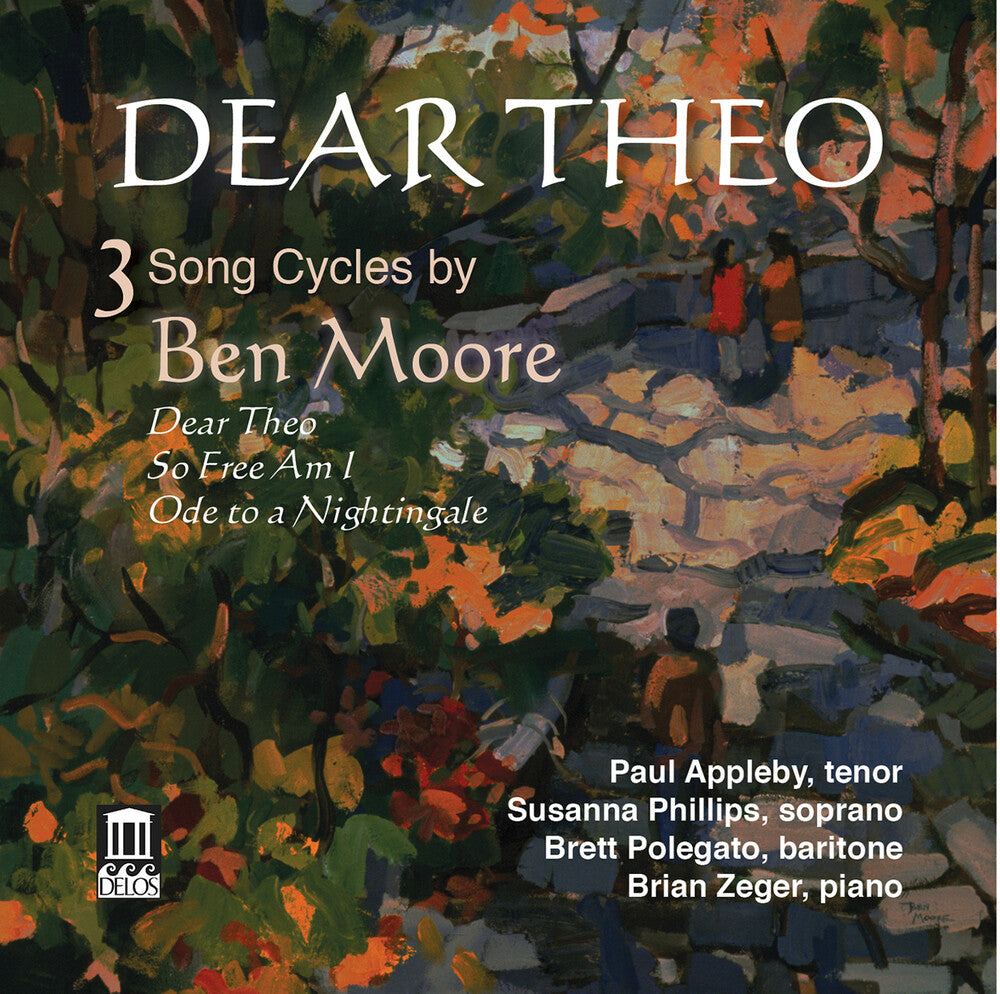 Paul Appleby - Dear Theo - 3 Song Cycles Music CD