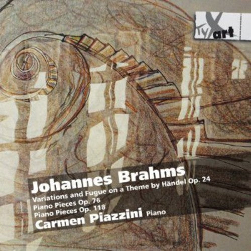 Brahms / Piazzini - Variations & Fugue On A Theme By Haendel Op 24 - Music CD