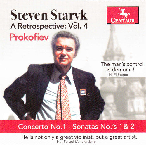 Steven Staryk - Retrospective 4 Prokofiev Music CD