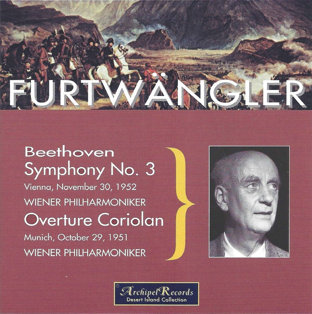Wilhelm Furtwängler - Sym 3-Wien 30.11.1 Music CD