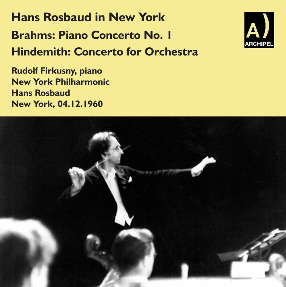 Brahms / Rosbaud - Pno Con 1 R. Firkus Music CD