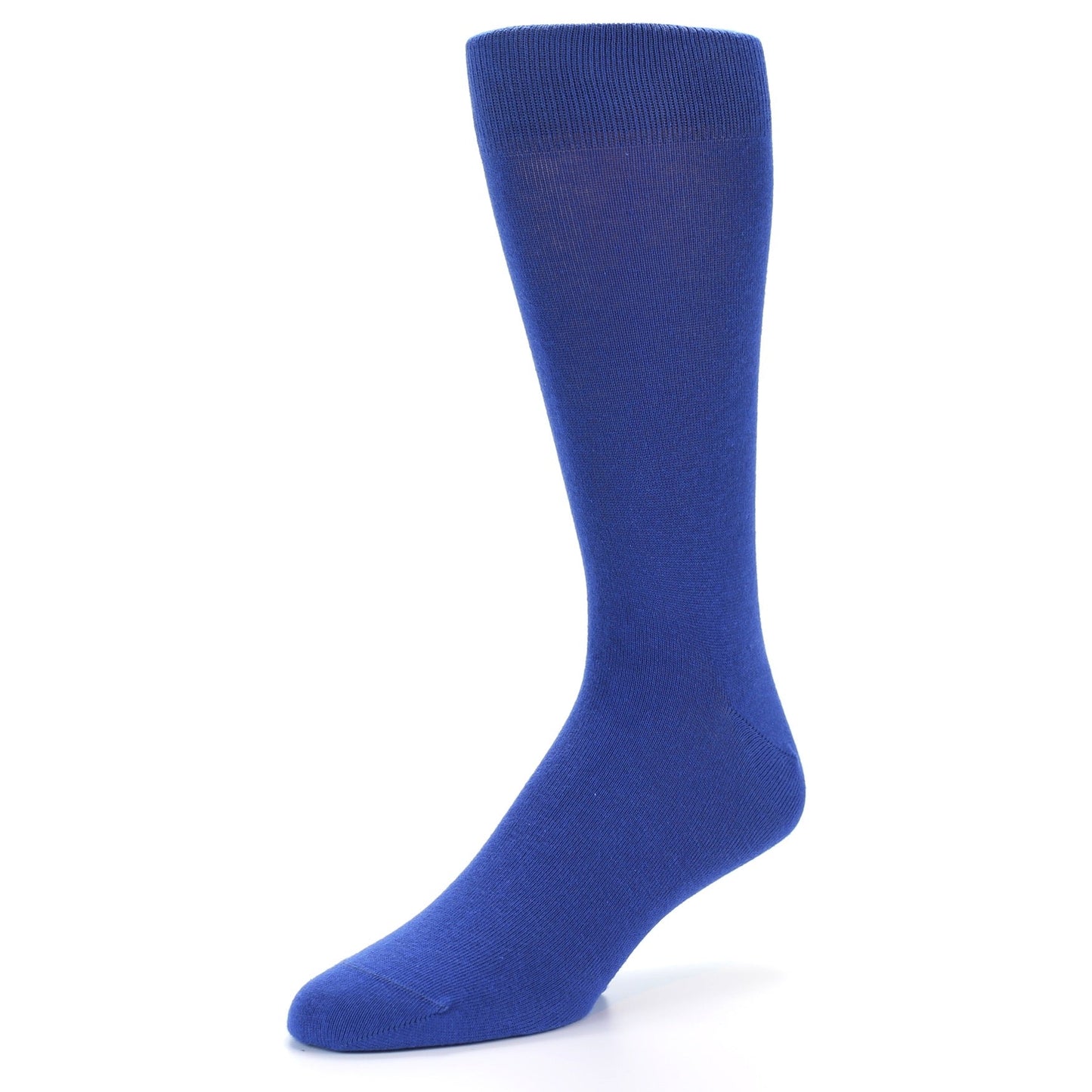 Midnight Blue Solid Color Socks - Men's Dress Socks