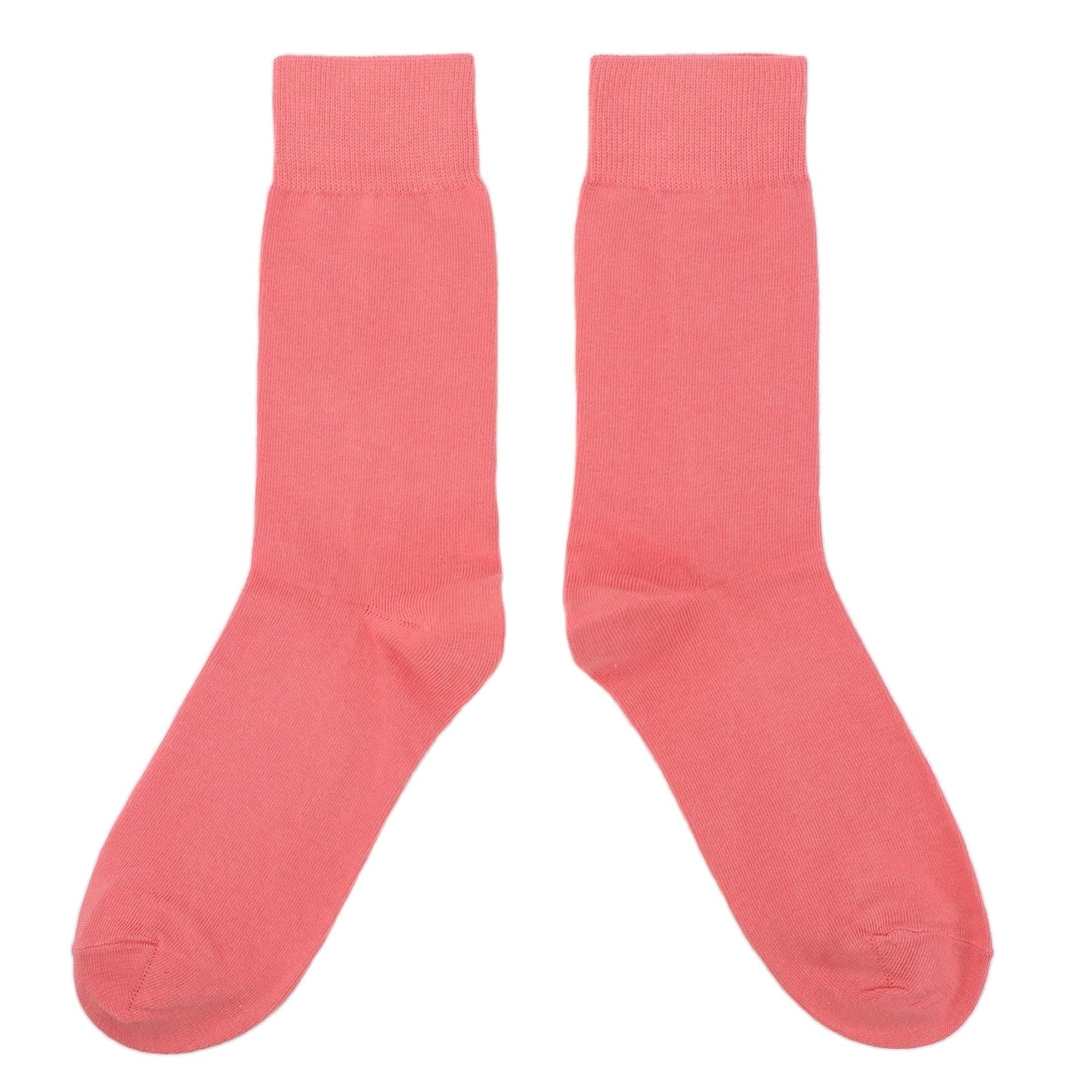 Coral Reef Solid Color Men's Dress Socks