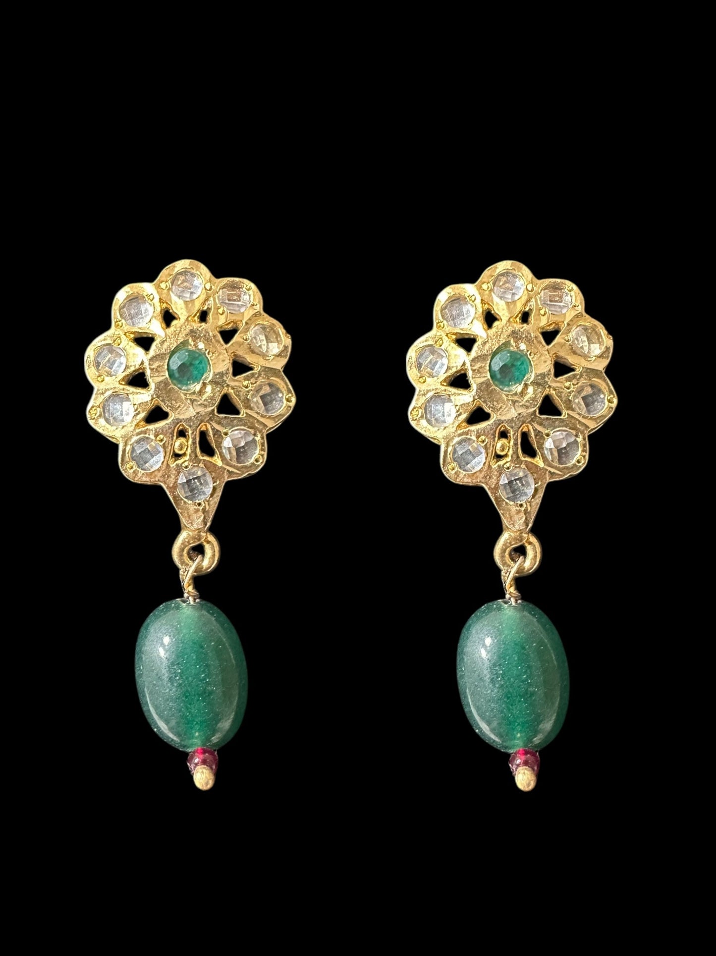 Green dangler tops ( READY TO SHIP )