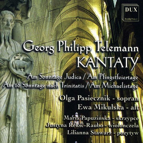 Telemann / Pasiecznik / Mikulska - Cantatas 18 33 50 & 64 Music CD