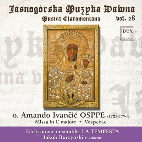 Osppe / La Tempesta / Burzynski - Musica Claromontana 28 - Music CD