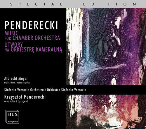 Penderecki / Mayer / Haufa / Klocek / Paciorkiewic - Music For Chamber Orchestra - Music CD
