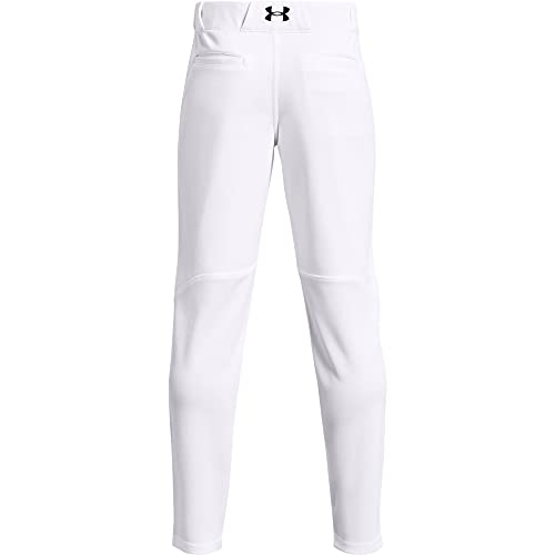 Under Armour Boys' Gameday Vanish 21 Pants , White (100)/Black , Youth Small