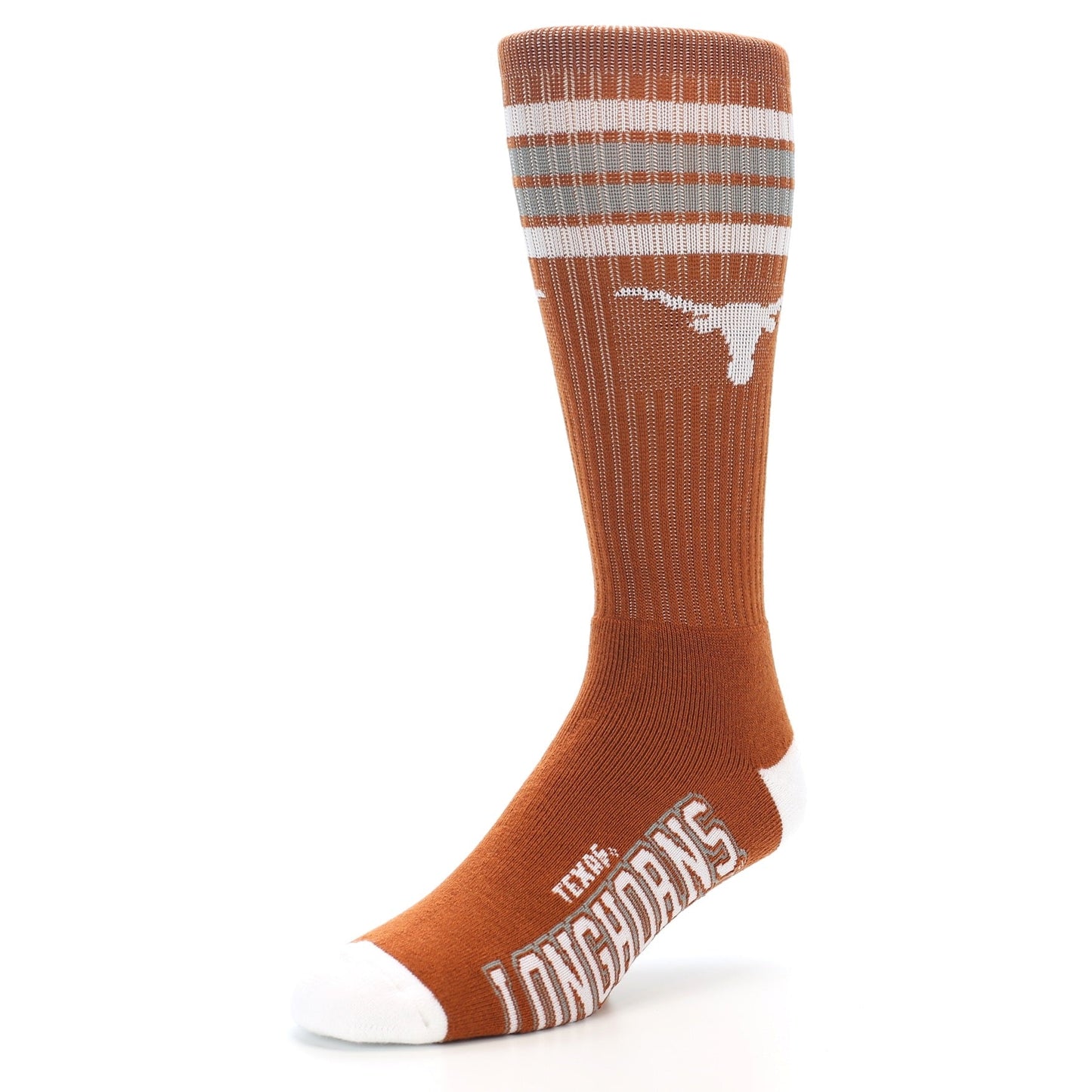 Texas Longhorns Socks - Men's Athletic Crew Socks
