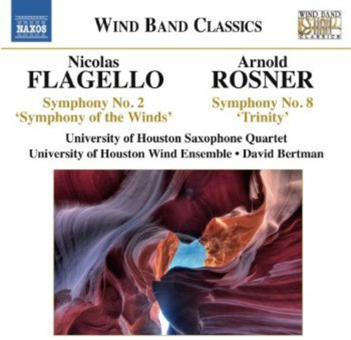 Flagello / University Of Houston Saxophone Quartet - Symphony No. 2: Sym Of The Winds / Symphony No. 8 - Music CD